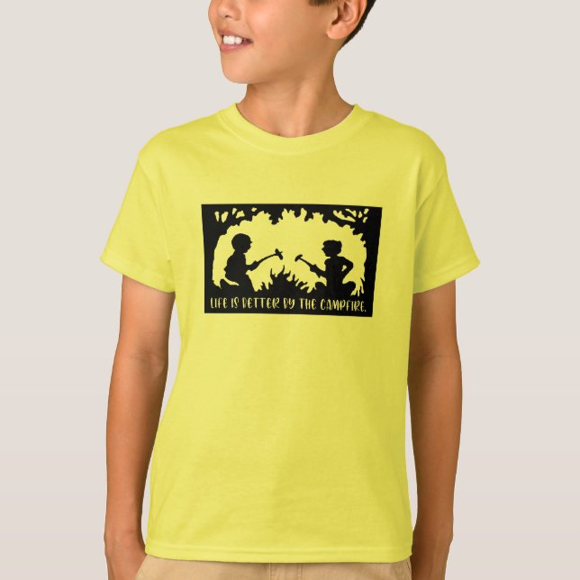 Life Is Better By The Campfire T-Shirt (Vorderseite)