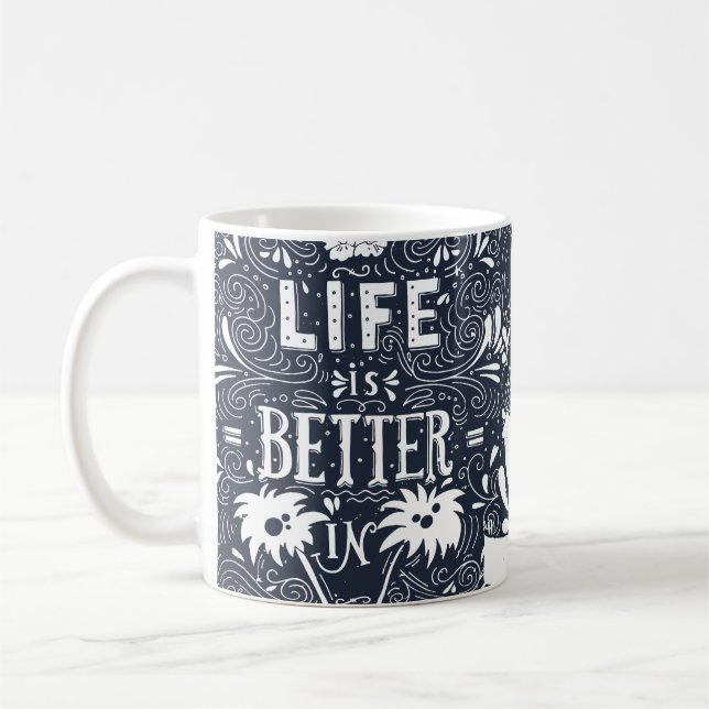 Life is Better in Porto Kaffeetasse (Links)