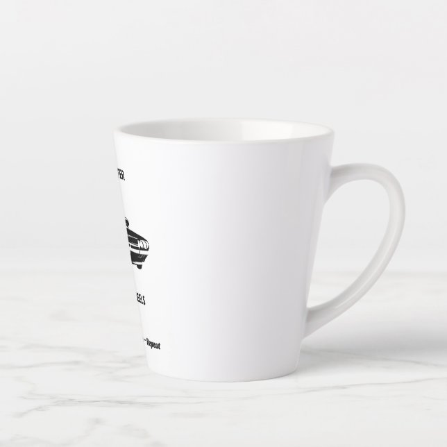 Life Is Better On Four Wheels Coffee Mug Milchtasse (Rechts)
