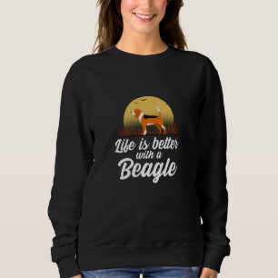 Life is better with a beagle dog lover Novelty Tee