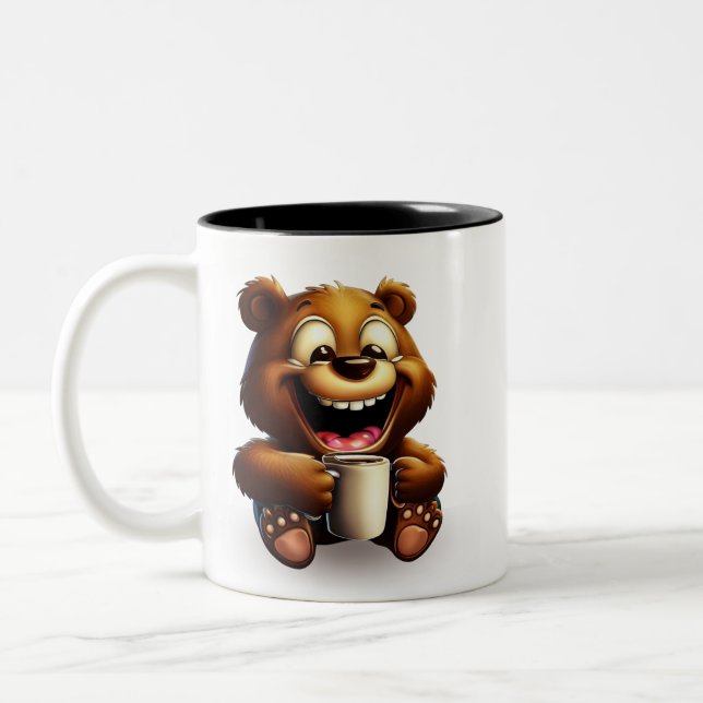 LIFE IS BETTER WITH A COFFEE ZWEIFARBIGE TASSE (Links)