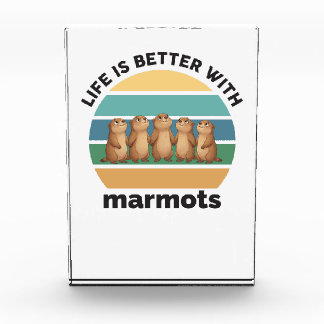 Life is better with marmots fotoblock