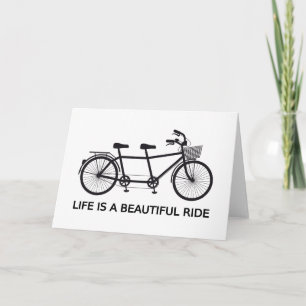 Life is hat viel Ride, Tandem Karte