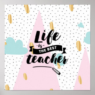 Life is the Best Teacher Poster