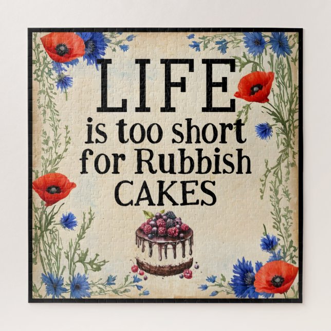 LIFE Is Too Short Jigsaw Puzzle (Vertikal)