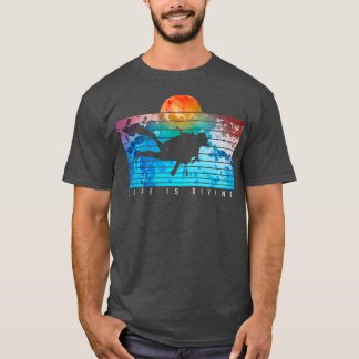 LIFE IST TAUCHEN Liebe Schnorcheln Schnorchel Tauc T-Shirt
