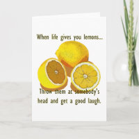 Life Lemons Dark Spaß Funny Yellow Frucht