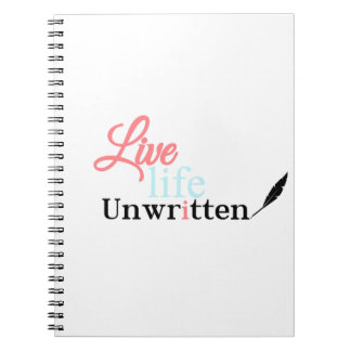 Life Life Unred Journal Notizblock