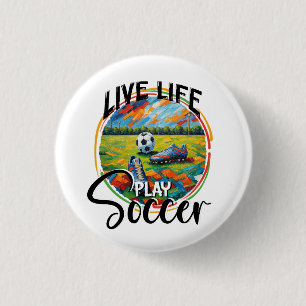 Life Live Play Soccer, Fußballfeld Button