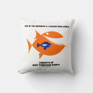 Life Mergers & Acquisitions World Turducken Fish Kissen
