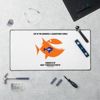 Life Mergers & Acquisitions World Turducken Fish Schreibtischunterlage