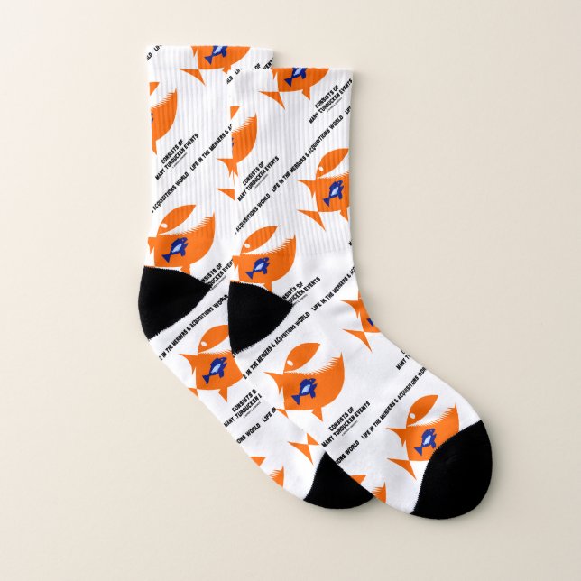 Life Mergers & Acquisitions World Turducken Fish Socken (Paar)