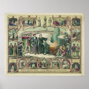 Life of Martin Luther & Heroes of the Reformation Poster