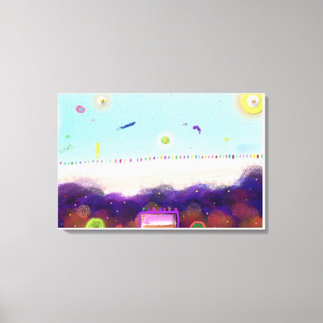 Life on Another Planet Leinwanddruck (Vorderseite)