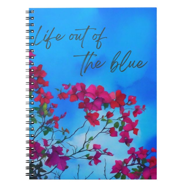 Life out of the blue notizblock (Vorderseite)