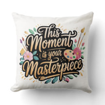 Life Quote Decorative Throw Pillow