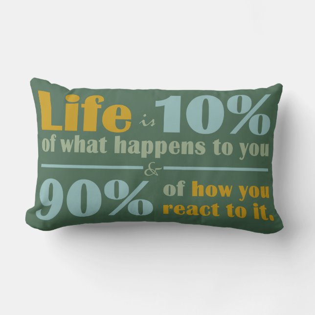 LIFE QUOTE Kissen (Vorderseite)