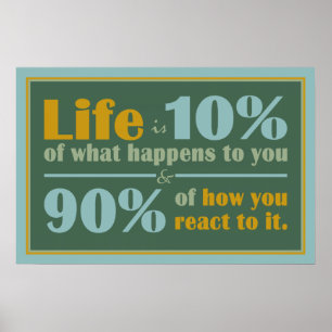 LIFE-QUOTE-Plakat Poster