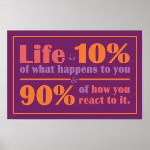LIFE-QUOTE-Plakat Poster
