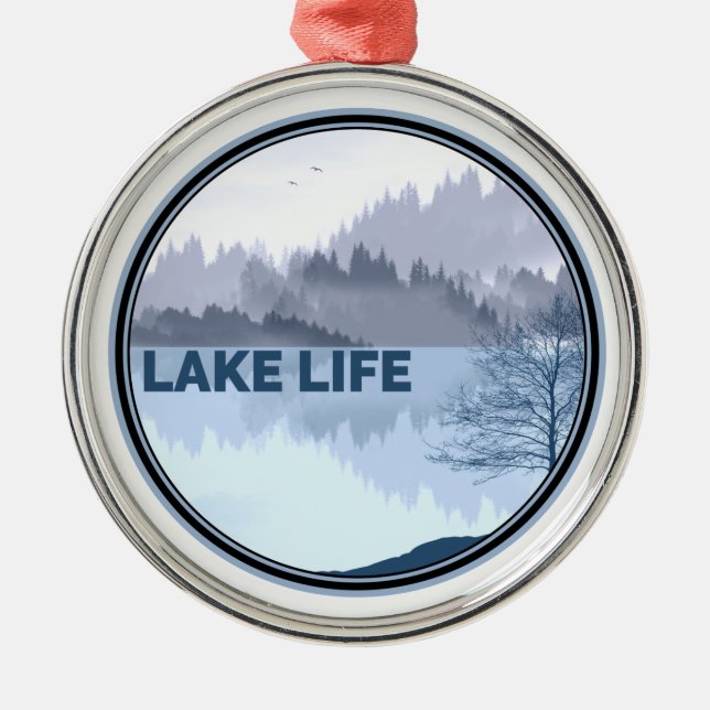 Life-Reflektion Ornament Aus Metall (Vorne)