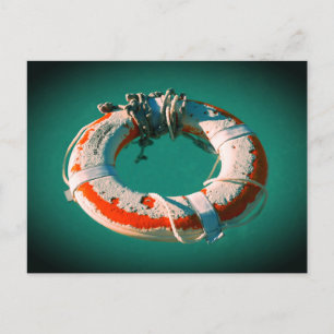 Life Ring Art Foto Postkarte