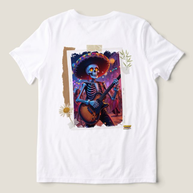 Life´s a party, even after! Tri-Blend shirt (Design Rückseite)