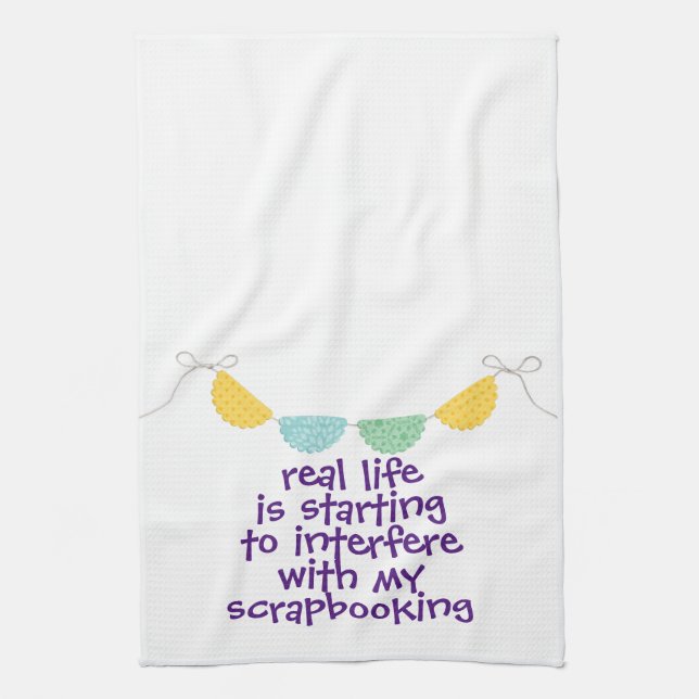 Life & Scrapbooking Teetuch Küche Handtuch (Vertikal)