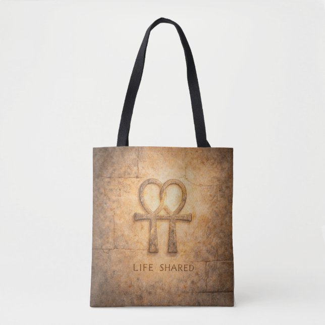 Life Shared Ankh Valentine Egyptian Love Symbol (Vorderseite)