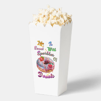 Life Snacks Ist Süß Mit Funkeln Von Donuts Geschenkschachtel