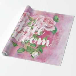 Life-Summer Blume Blumenkohl Sprichwort schön Geschenkpapier