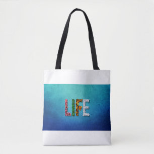 Life Tote Bag Woman Blue Sky Water Fruchtgeschnee