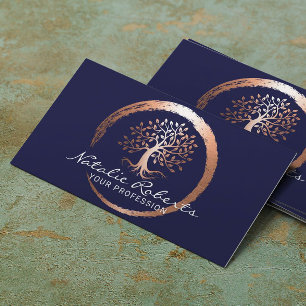 Life Tree Gold Circle Yoga Wellness Wellness-Cente Visitenkarte