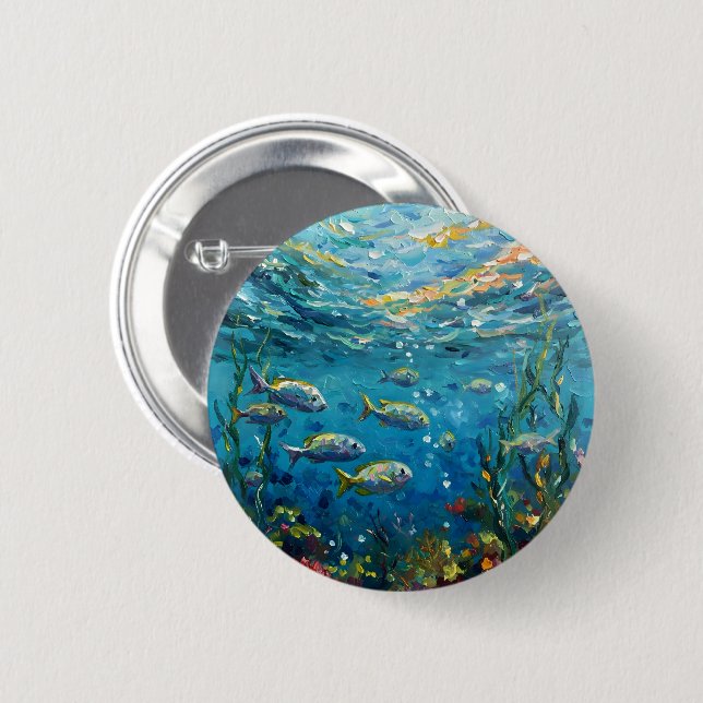 Life Under The Sea Button (Vorne & Hinten)