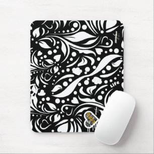 Life Zitat Black Mouse Pad von Poet Adiela Akoo Mousepad