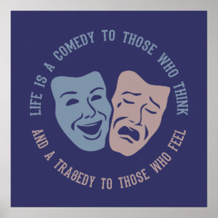 LIFE-Zitat-Kundenposter Poster