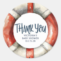 Lifebuoy Nautical Party Vielen Dank