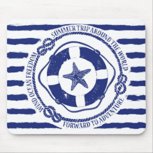 Lifebuoy und Starfish Mousepad