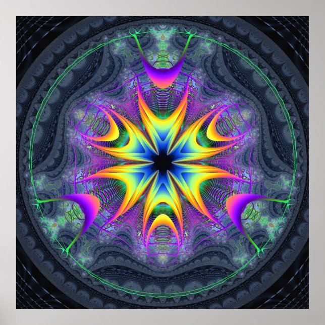 'Lifecircle Bloom' Poster (Vorne)