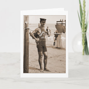 Lifeguard Brighton Beach 1905 Karte