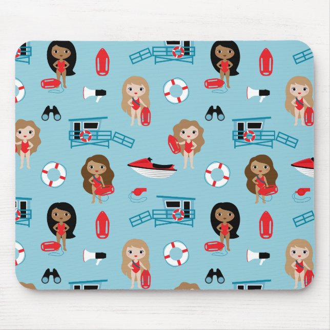 Lifeguard Mouse Pad Mousepad (Vorne)
