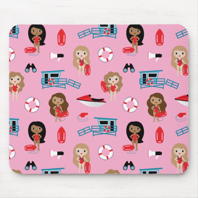 Lifeguard Mouse Pad Mousepad (Vorne)