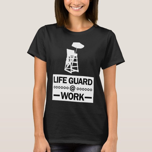 LifeGuard Swimming Swimmer Beach Swimming Pool T-Shirt (Vorderseite)
