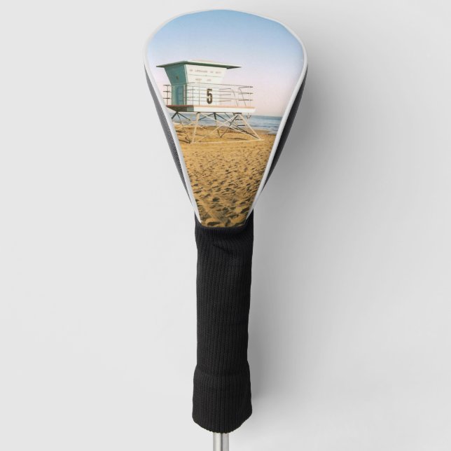 Lifeguard Tower in Santa Cruz Golf Headcover (Vorderseite)