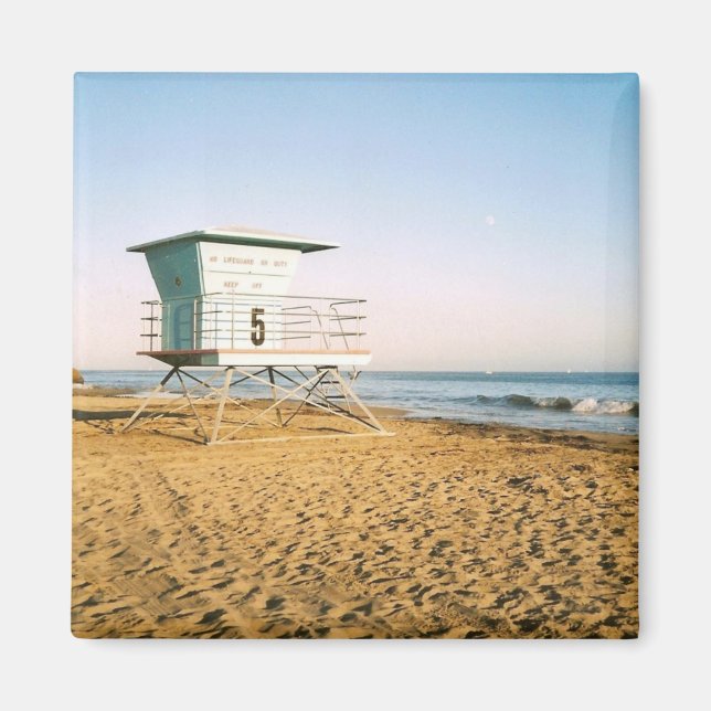 Lifeguard Tower in Santa Cruz Magnet (Vorne)