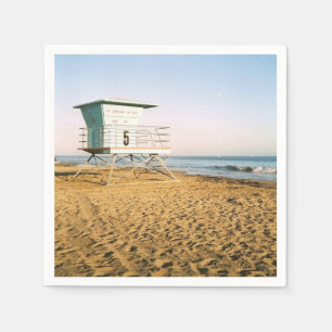 Lifeguard Tower in Santa Cruz Serviette