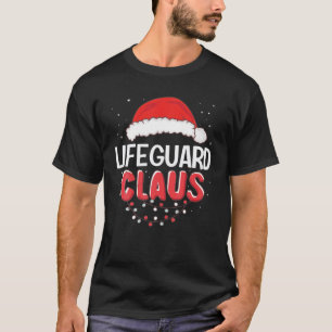Lifeguard Weihnachtsmann Weihnachts-Matching-Kostü T-Shirt
