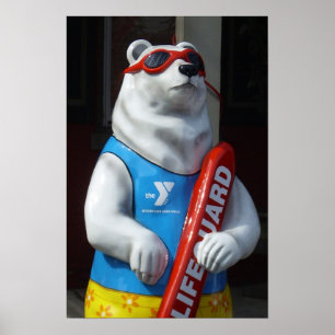 Lifeguard Weißbärenposter Poster