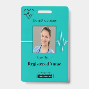 Lifeline Cardio Heartbeat Medizinisches Foto ID Ausweis
