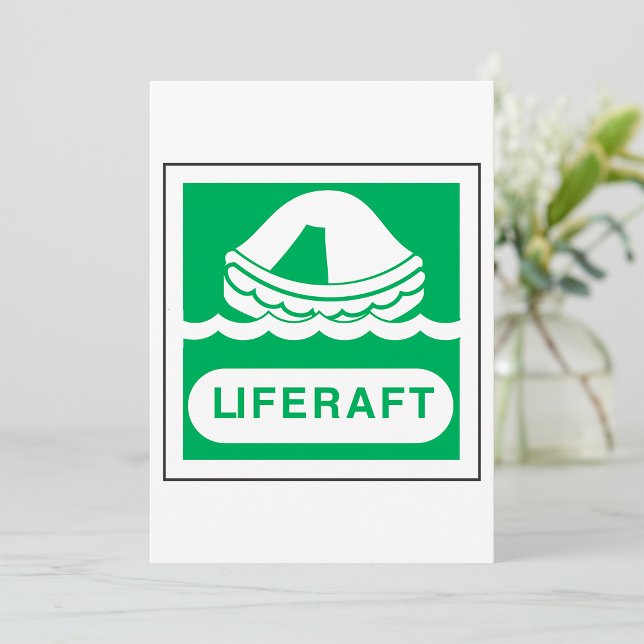 Liferaft-Zeichen Einladung (Von Creator hochgeladen)