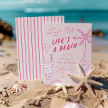 Life's a Beach Girls Pink 30. Sommer Geburtstag Einladung<br><div class="desc">Das Leben ist ein Strand,  oder? Feiern Sie Ihren großen Tag mit unserer skurrilen,  handgezeichneten Geburtstagseinladung zum Thema Strand. Dieses moderne und trendige Design ist alles was tropisch,  lustig,  prächtig und niedlich ist! Bearbeiten Sie die Farben,  um Ihr Anzug und Ihre Lieblingssendungen.</div>